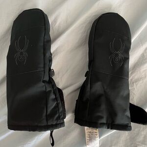 Kids Spyder Ski Mittens, Size S.